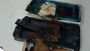 Homem sofre queimadura após celular explodir em Itabaianinha