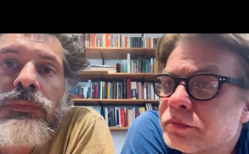 Daniel Alvim e Fábio Assunção gravam vídeo para explicar briga em bar: 'A gente é muito irmão'