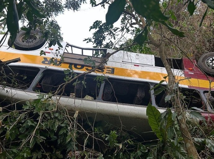 Em 72 horas: Ação do MPAL para remoção de ônibus que tombou na Serra da Barriga é acatada pela Justiça