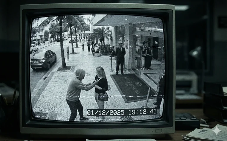 Câmera flagra furto em hotel do Rio; ladrão é preso após perseguição de moradores