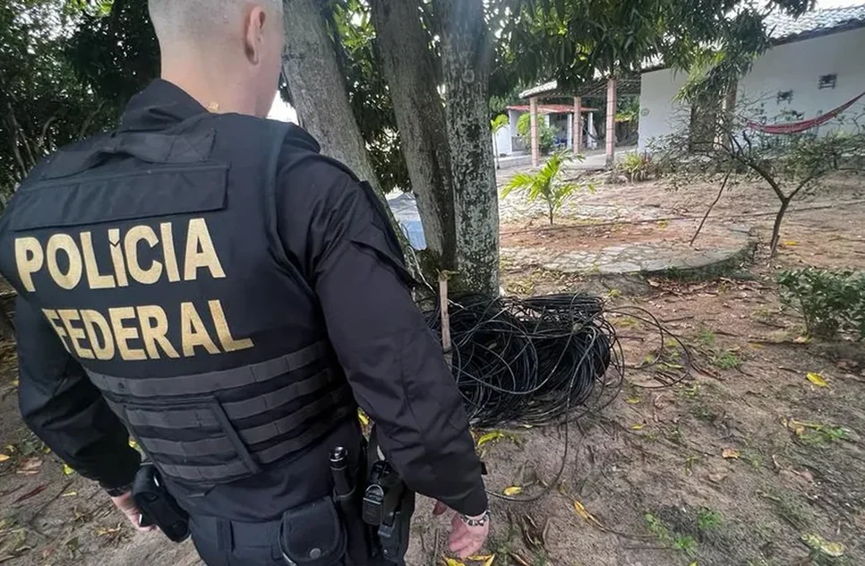 Polícia Federal investiga furto de 17 km de cabos de fibra ótica com prejuízo de R$ 340 mil em Sergipe