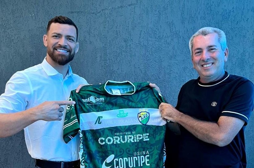 Associação Atlética Coruripe e Prefeitura de Coruripe oficializam Maurício Ruffy como embaixador do esporte da cidade