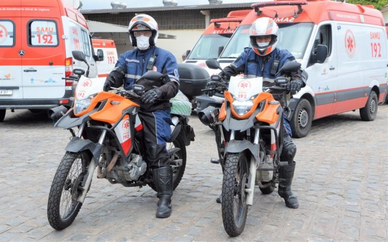 Samu registra mais de 6,5 mil acidentes com motos em Alagoas