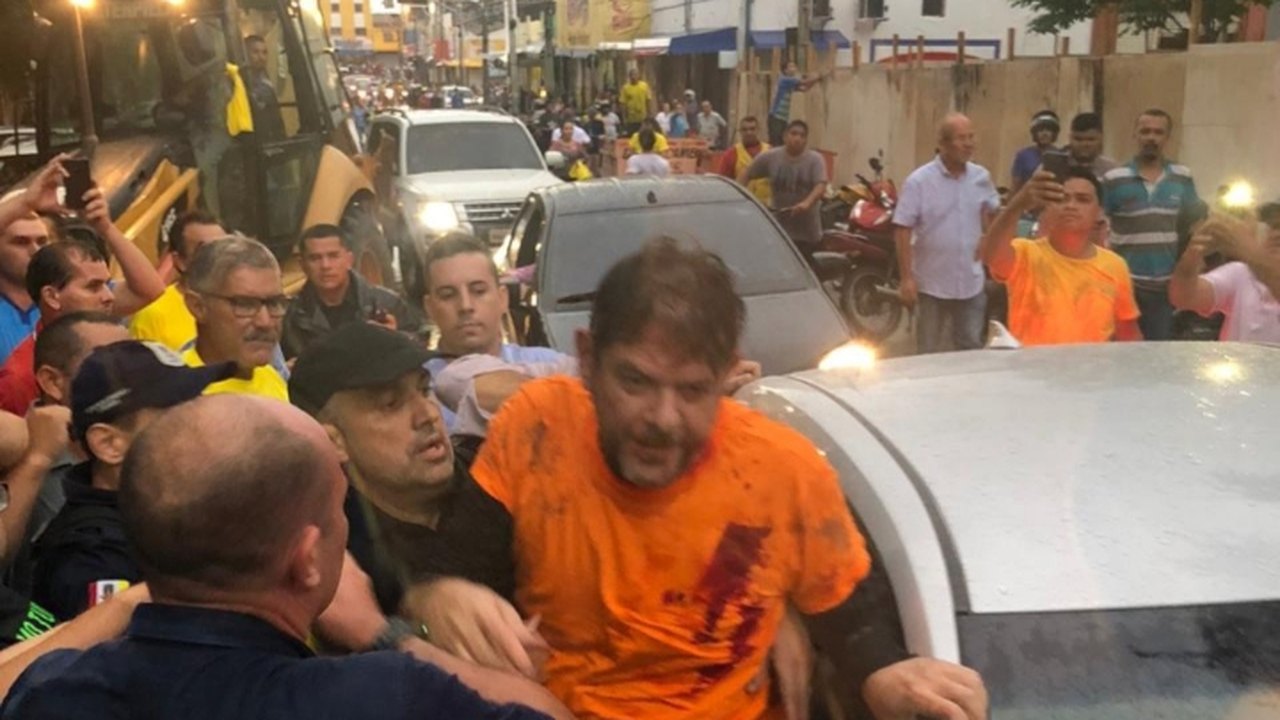 Cid Gomes é atingido por disparo em Sobral, no interior do Ceará