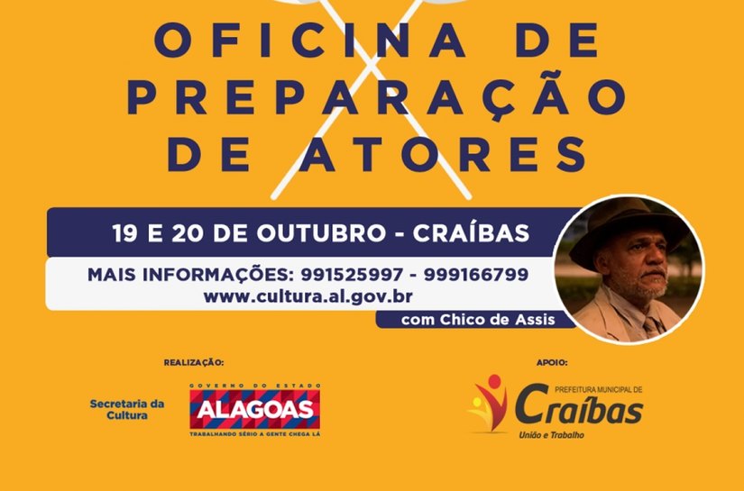 Secult promove Oficina de Preparação de Atores no município de Craíbas