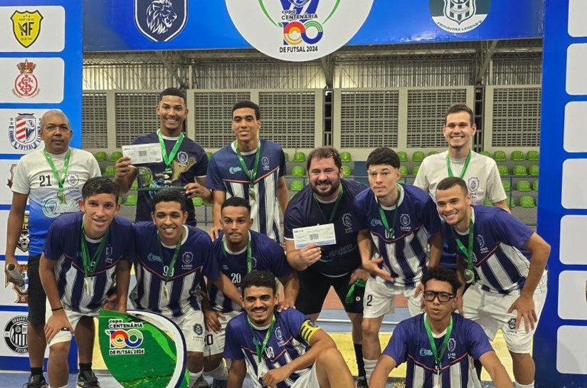 Lions é campeão da 2ª Copa Centenária Arapiraca de Futsal 2024