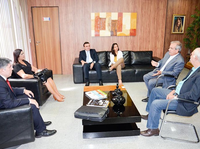 Dirigentes do Bradesco visitam presidente do TCE/AL