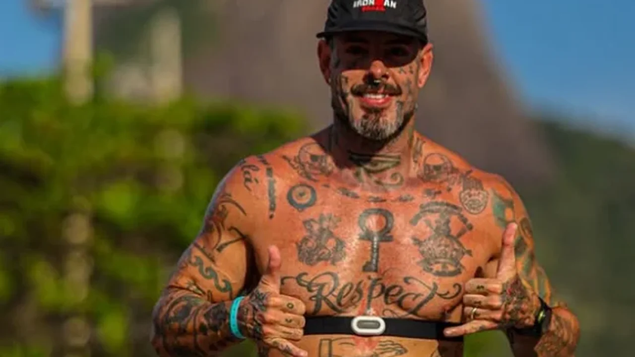 Tico Santa Cruz cita mudanças na rotina após show no Rock in Rio exibindo o shape: 'Só coisas boas'
