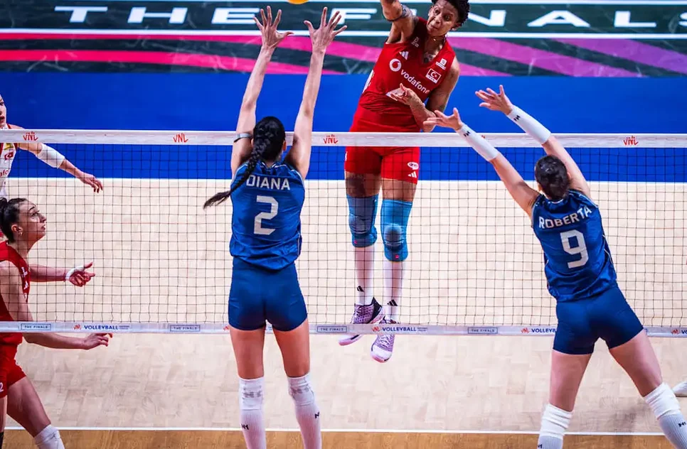 volei_turquia_3_x_1_brasil_vice_campeao_liga_da_nacoes_fem / Foto: Foto: Divulgação/Volleyball World