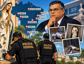 PF vai apurar ataques a imagens católicas após decisão do STF; Maceió está entre os alvos