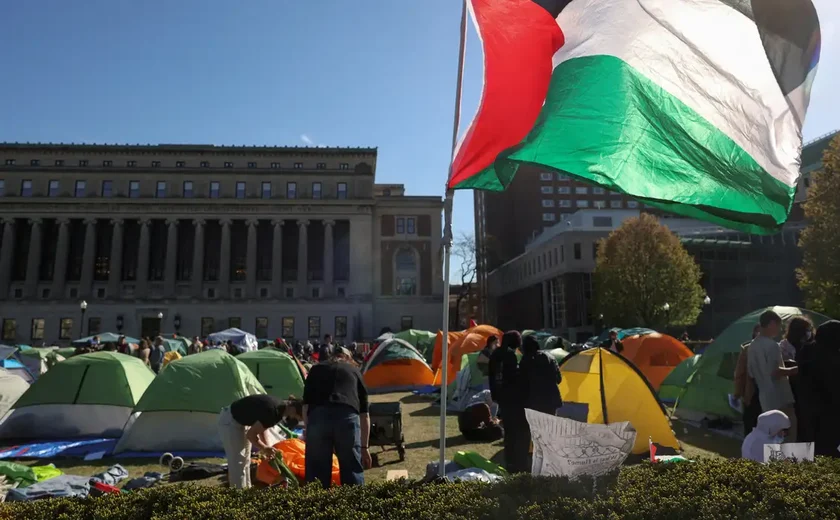 Protestos pró-Palestina: Manifestantes entram em confronto na Califórnia em meio a desocupações pelos EUA