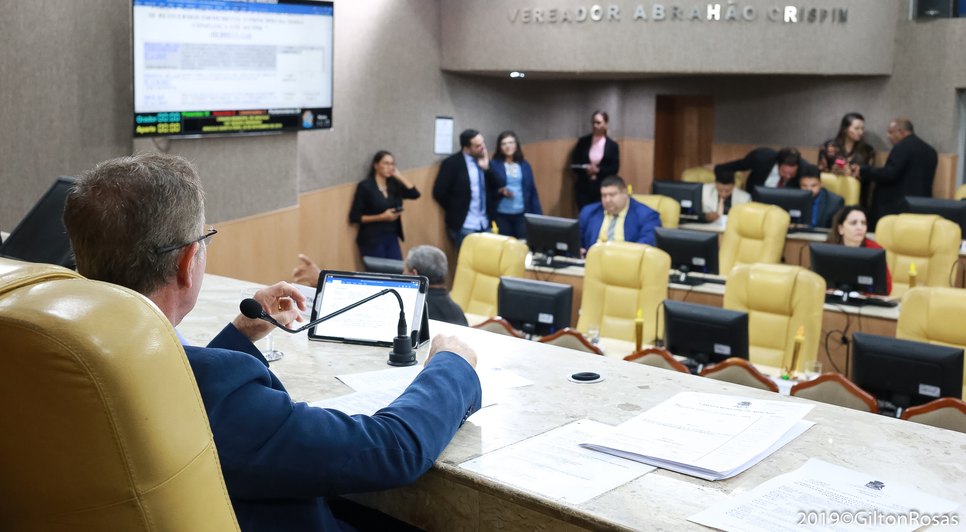 CAMARA DE ARACAJU VOTAÇÃO / Foto: Gilton Rosas/CMA