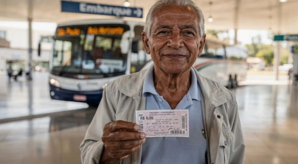 Lei federal garante gratuidade ou desconto em viagens interestaduais para idosos / Foto: reprodução