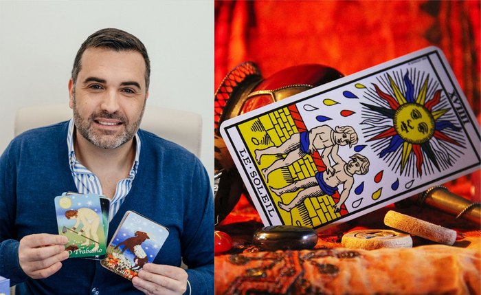O cartomante Rui Pereira realizou leituras do Tarô sobre a política local