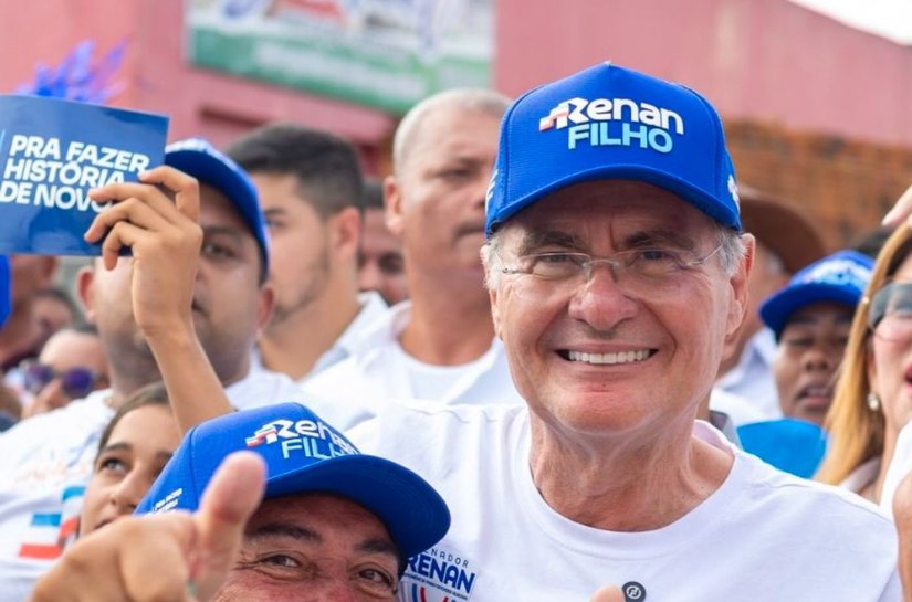 Renan Calheiros lidera disputa ao Senado no primeiro e segundo votos, aponta Falpe
