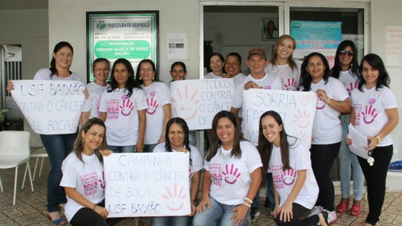 Arapiraca: UBS Baixão dá palestras sobre câncer bucal e visita residências