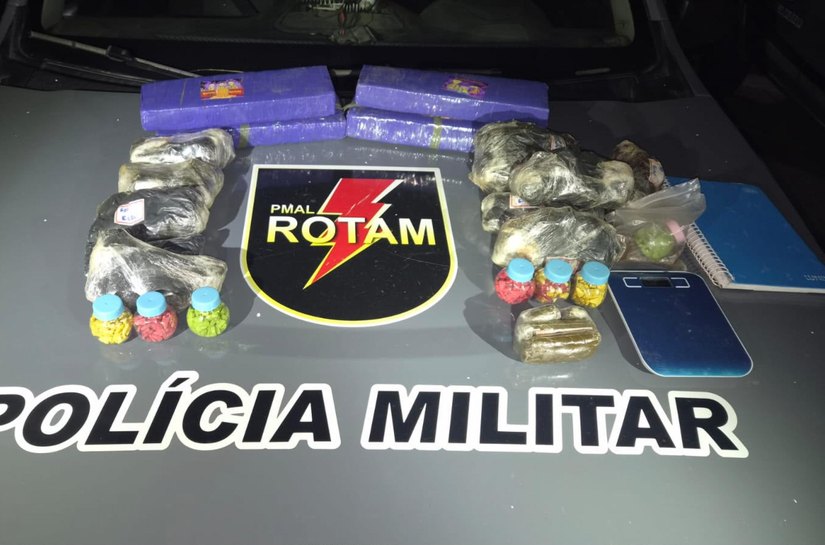 Rotam apreende mais de 7 kg de drogas em Cruz das Almas