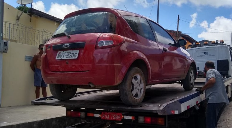 Veículo roubado é recuperado pela PM em Socorro / Foto: PM/SE