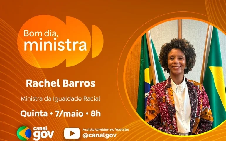 Expansão das Casas da Igualdade Racial e avanços em titulações quilombolas são destaques do “Bom Dia, Ministra” com Rachel Barros