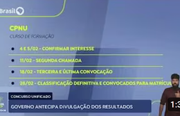 Governo antecipa divulgação dos resultados do Concurso Unificado