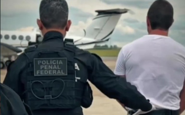 Ministério da Justiça divulga vídeo de Daniel Vorcaro sendo transferido para presídio de Brasília