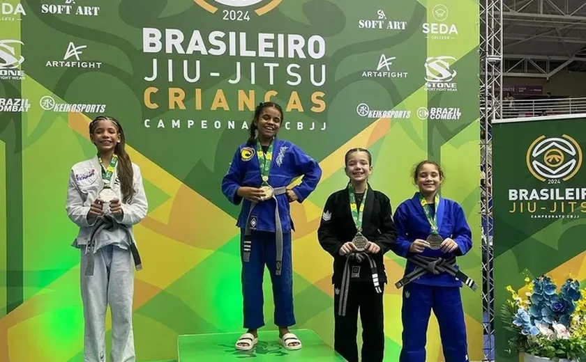 Alagoana Tácila Nicole Conquista Ouro no Brasileiro de Jiu Jitsu