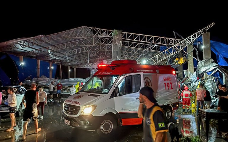 Temporal causa danos em ao menos 35 cidades do Rio Grande do Sul