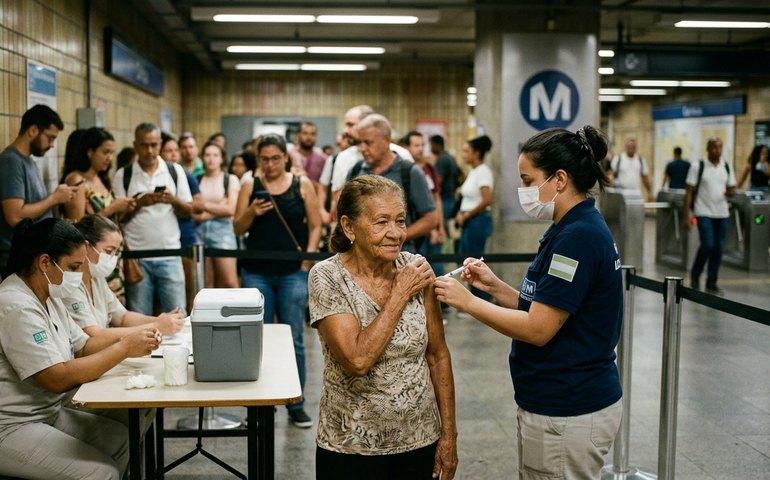 Estações São Conrado, Carioca e Triagem do MetrôRio recebem pontos de vacinação contra gripe e tríplice viral