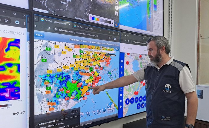 Semarh emite alertas meteorologico e hidrológico para o estado de Alagoas