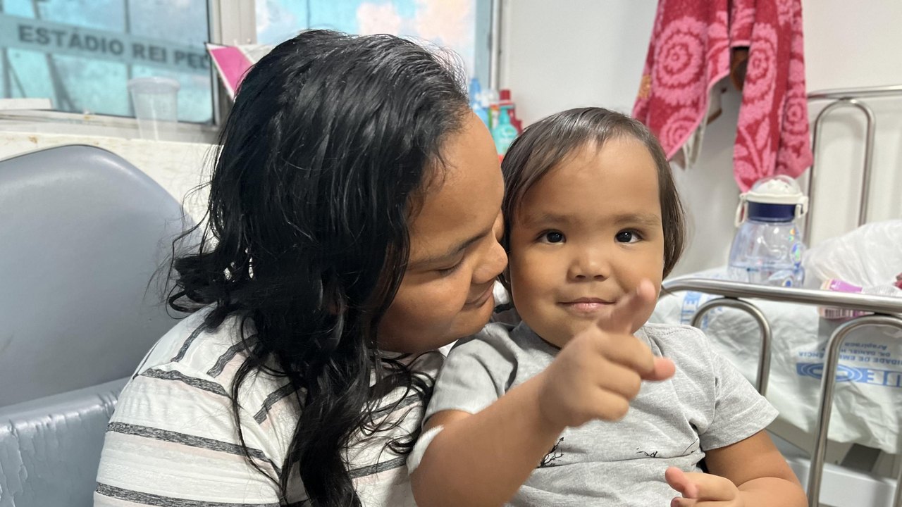 HGE salva a vida de criança de 3 anos com pneumonia que causou derrame pleural