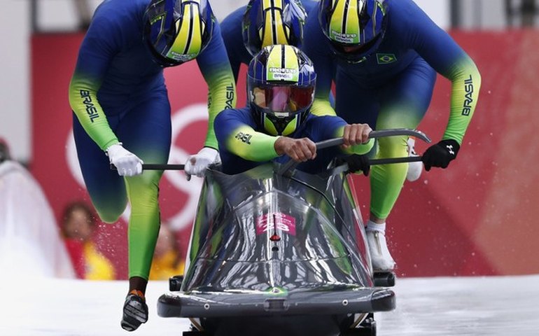 Equipe de bobsled do Brasil encerra treinos oficiais preparada para a estreia