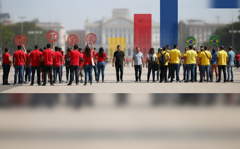 Maioria da população se identifica como petista ou bolsonarista, aponta Datafolha