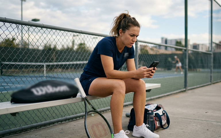Criminosos enviam fotos de armas e ameaçam famílias de tenistas profissionais