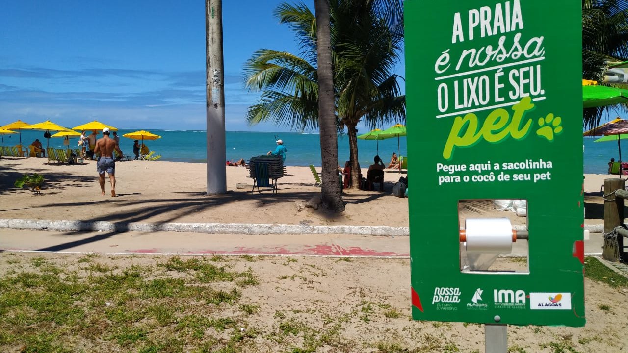 Nossa Praia inicia ações de reposição de placas e bobinas no litoral de Alagoas