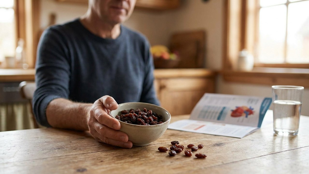 Uvas-passas podem beneficiar o coração, mas exigem moderação no consumo