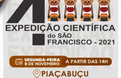 Piaçabuçu recebe a IV Expedição do Rio São Francisco nesta segunda (08)