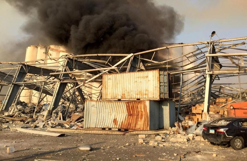 EXPLOSÃO BEIRUTE