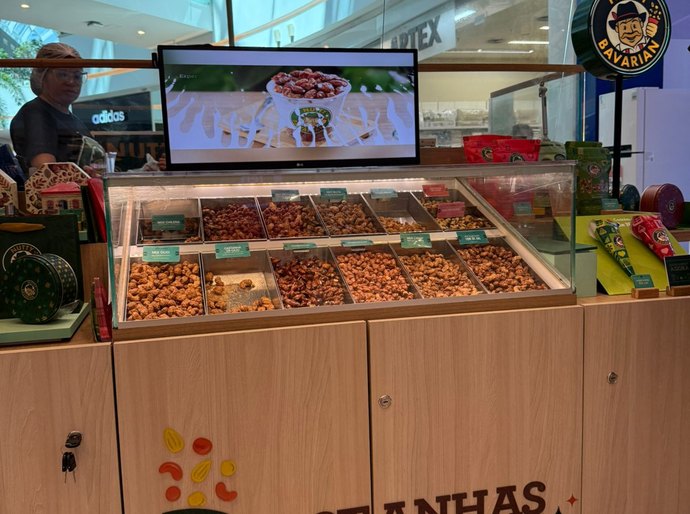 Nutty Bavarian acelera expansão com 'quiosque café' e quer atingir 200 unidades até o final de 2026