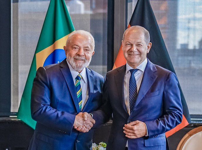 Lula e Olaf Scholz discutem acordo entre Mercosul e União Europeia em Nova York