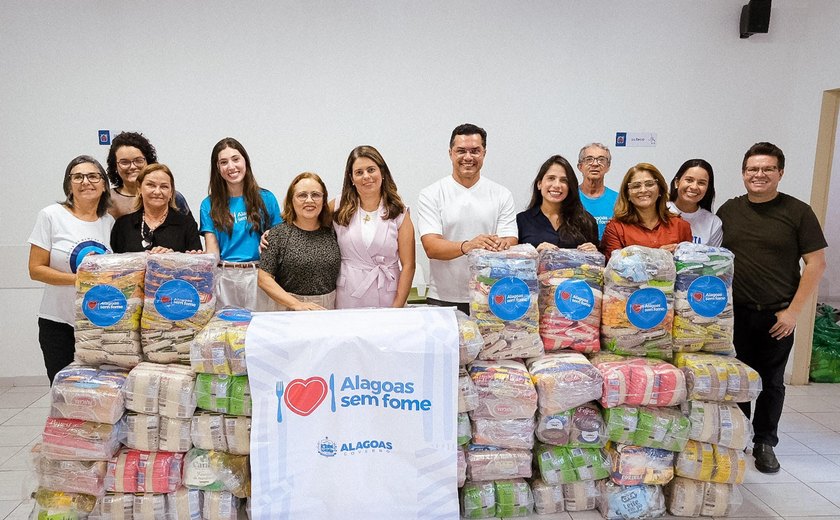 Alagoas sem Fome doa uma tonelada à instituição que ajuda pessoas em situação de rua