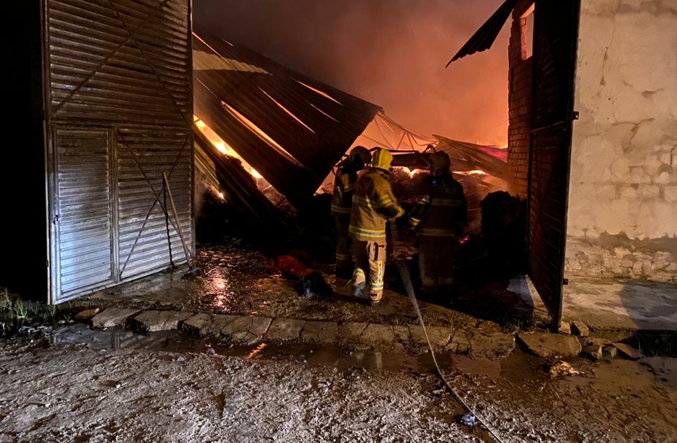 Incêndio Tobias Barreto / Foto: Corpo de Bombeiros