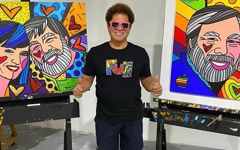 Romero Britto lança livro de colorir inspirado no Movimento de Arte Alegre