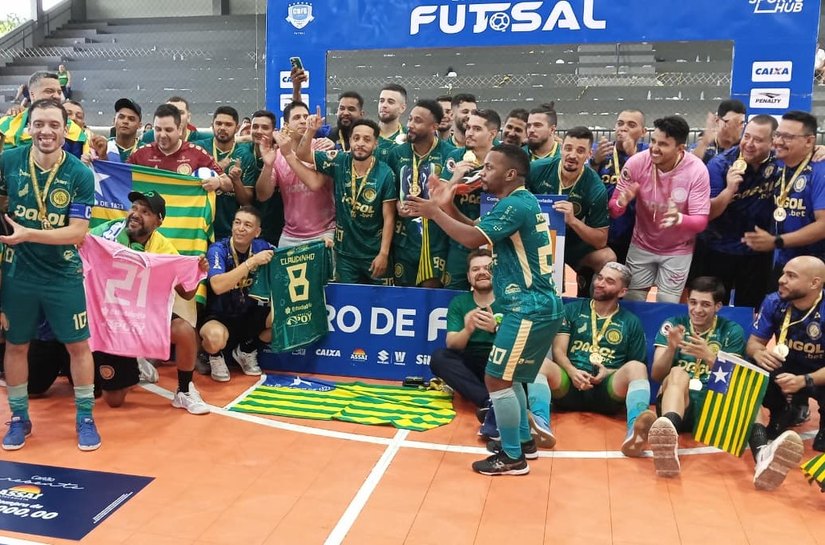 Com goleada de 5 a 2, Atlético Piauí é campeão do 2º Campeonato Brasileiro de Futsal, em Arapiraca