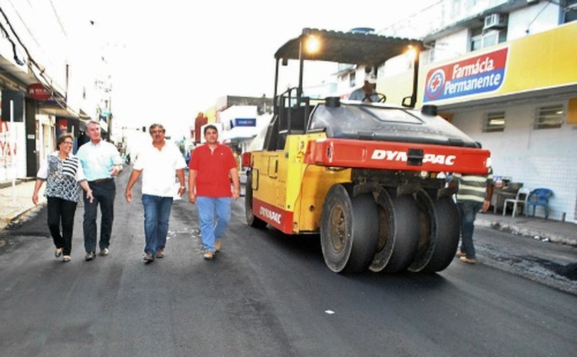 Em 2014, Arapiraca já tem mais de 109 mil m² pavimentados