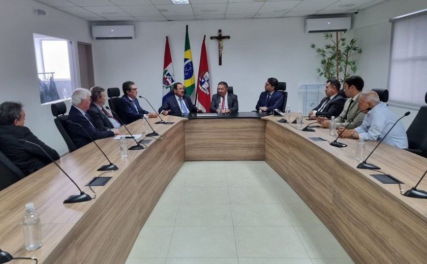 MPAL recebe visita do ministro Humberto Martins e do conselheiro do CNMP Daniel Carnio