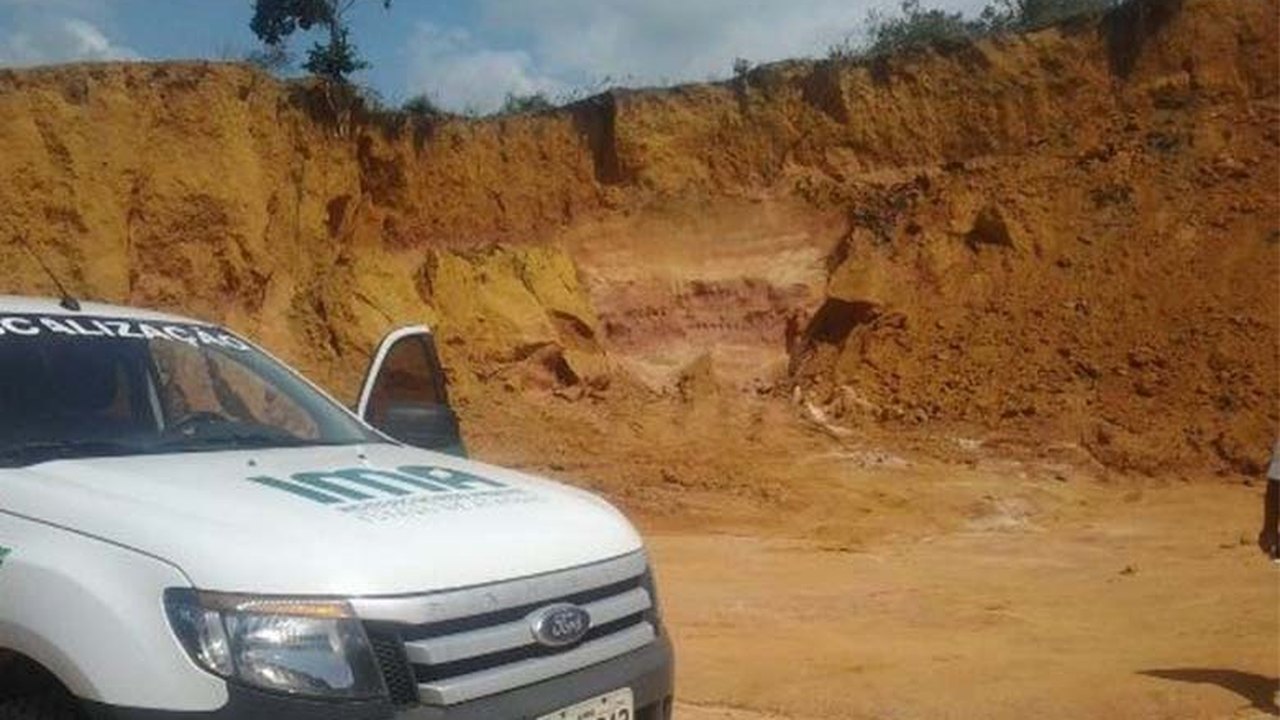 Fiscalização do IMA flagra extração mineral irregular em Maragogi