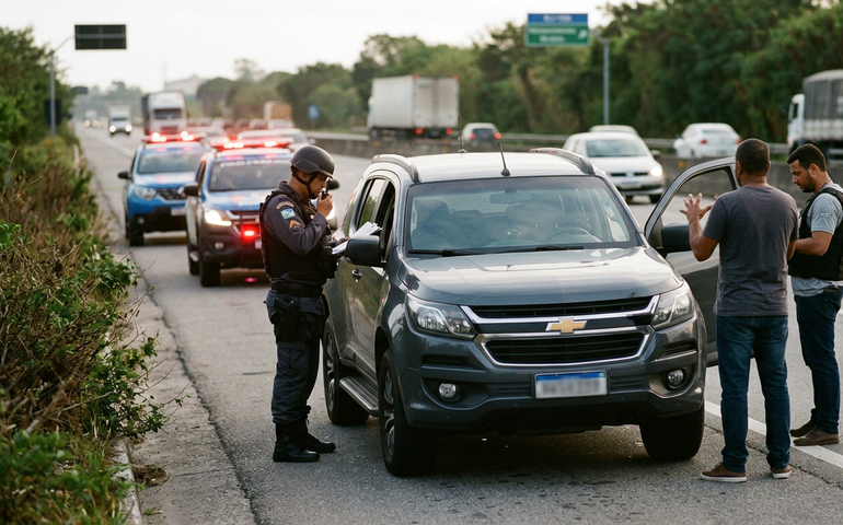 Polícia investiga ligação entre abordagem a secretário do Rio e assalto a motorista na RJ-106