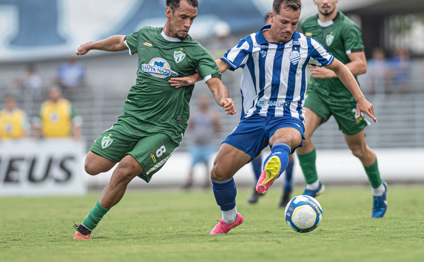 Tiago Marques marca dois e CSA é o líder isolado do Campeonato Alagoano de 2025