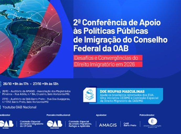 OAB Nacional reúne especialistas em Belo Horizonte para debater políticas públicas de imigração