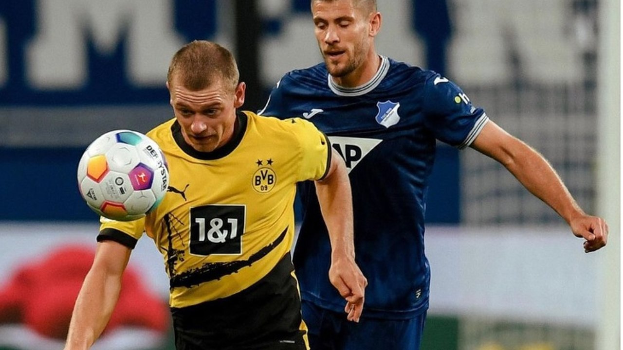 Borussia Dortmund segura pressão do Hoffenheim, faz 3 a 1 fora de casa e dorme líder do Alemão